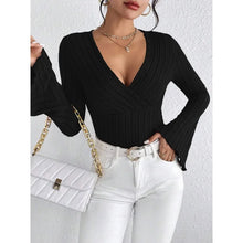 Load image into Gallery viewer, Tops for Woman Clothing Shoujo Clothes Women Women's Cropped Long Sleeve T-shirt Longsleeve Female Top T-shirts Pulovers Tees
