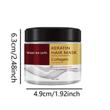 Load image into Gallery viewer, Collagen Keratin Hair Mask Dual Oil Control Moisturizer Conditioner Soft Smooth Frizz Damaged Repair Revitalize Hair Care

