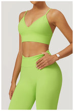 Load image into Gallery viewer, HBC Seamless Sports Bras for Women Fitness Yoga Bras With Removable Pads Adjustable Straps Gym Vest Top Bra Running Crop Top

