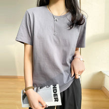 Load image into Gallery viewer, Loose Cotton Summer Tee Women
