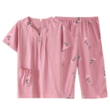Load image into Gallery viewer, Cotton Cartoon Summer Pajama Set
