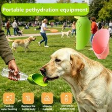 Load image into Gallery viewer, Pet Travel Cup, Leak-Proof and Foldable, with a Removable Bowl, Dishwasher Safe, a Must-Have for Outdoor Walks and Trips
