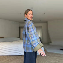 Load image into Gallery viewer, Casual Double Sided Women Coats Loose Long Sleeve Turn-Down Collar Pocket Female Jacket 2026 Autumn Fashion Lady Outwear New
