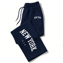 Load image into Gallery viewer, NEW YORK Printed Jogger Pants for Men &amp; Women High Quality Breathable Sweatpants for Running Casual Wear
