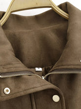 Load image into Gallery viewer, Elegant Hooded Double Breasted Jacket
