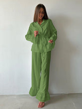 Load image into Gallery viewer, Cotton Two Piece Nightwear Set
