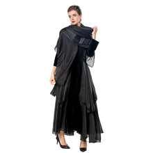 Load image into Gallery viewer, Velvet Ruffle V-Neck Evening Dress
