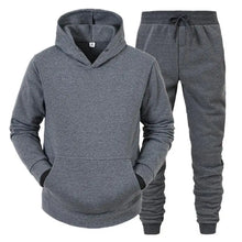Load image into Gallery viewer, Men's Hooded Sweatshirts and Men Pants Casual Men's Tracksuit Sportswear Autumn Winter Men Suit Men's Clothing Leisure Sets Male

