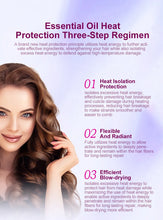 Load image into Gallery viewer, PURC Heat Protectant Spray Coconut Oil Frizz Control &amp; Shine for All Hair Types Thermal Protection up to 470°F Hair Care
