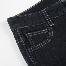 Load image into Gallery viewer, Women's Slim Fit Flared Jeans Y2K Vintage Low Rise Stretch Denim Pants with Embroidery Distressed Style for Everyday Outfits
