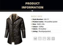 Load image into Gallery viewer, Vintage Faux Leather Winter Coat

