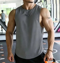 Load image into Gallery viewer, Men's Summer Fitness Muscle Sports Tank Top Breathable Moisture Wicking Loose Sleeveless Quick Dry Training T-Shirt Letter Print
