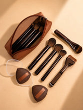 Load image into Gallery viewer, Makeup Brush Set - 18pcs High-Value Multi-Functional - Including 15 Makeup Brushes + 2 Powder Puffs + Makeup Bag - Travel-Friend
