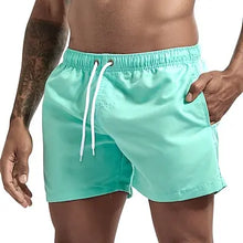 Load image into Gallery viewer, Swim Trunks Swim Shorts for Men Quick Dry Board Shorts Bathing Suit Breathable Drawstring With Pockets for Surfing Beach Summer
