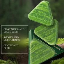 Load image into Gallery viewer, Usman Grass Shampoo Soap Cypress Leaf Polygonatum Herbal Plant Extract Refreshing Clean Oil Control &amp; Itching 120g
