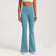Load image into Gallery viewer, High-end Yoga Leggings Slim Yoga Pants High Waist Wide Leg Pants Bottoms Breathable Gym Casual Sports Bell Leggings Female
