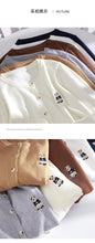 Load image into Gallery viewer, Korean V Neck Knit Cardigan

