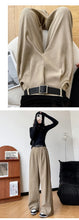 Load image into Gallery viewer, Women's Pants Autumn Winter Corduroy High Waist Wide Leg Pants for Women Casual Trousers Female Straight Pants Women Clothes New
