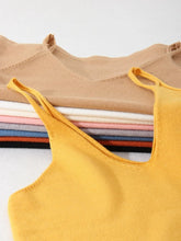 Load image into Gallery viewer, Women Knitted Top Straps Basic Summer Tank Tops For Women 2023 Camisoles T Shirts Women Tops Summer Pulovers Woman Summer Tops
