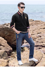 Load image into Gallery viewer, Thick Cotton Embroidered Polo Shirt
