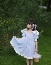 Load image into Gallery viewer, Embroidered Bow Princess Girls Dress
