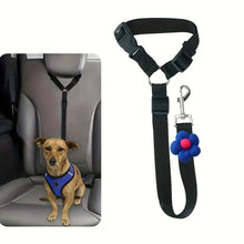 Load image into Gallery viewer, Pet Dog and Cat Seat Belt Car Headrest Restraint Adjustable Safety Rope Car Seat Belt Dog Pet Accessories Pet Supplies
