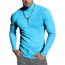 Load image into Gallery viewer, Striped Turtleneck Knit Sweater
