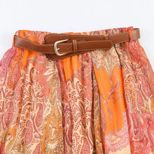 Load image into Gallery viewer, Summer Skirts Women's 2026 New Fashion Print Unique Women's High Waist Skirts Chic Youth Summer Travel Holiday Street Skirts
