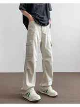 Load image into Gallery viewer, Pants Men's Trendy American Paratrooper Overalls Men's Summer Casual Handsome Outdoor Loose Straight
