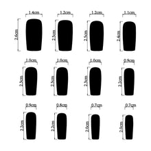 Load image into Gallery viewer, 24pcs Thriller Style False Nails With Halloween Ant Bugs Pattern Wearable Press On Nails Ballet Black Punk Nail Art Decoration
