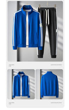 Load image into Gallery viewer, Autumn Mens Sportswear Suits Fashion Tracksuit 2 Piece Sets Jacket+Pants Sweatsuit Man Outdoor Joggers Running Sports Suits 5XL
