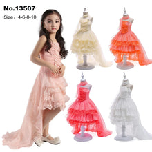 Load image into Gallery viewer, Trailing Princess Party Girls Dress
