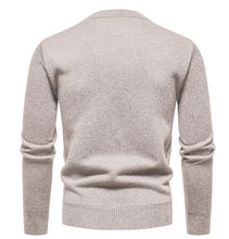 Load image into Gallery viewer, New Sweater Men Casual Knitted Pullover Solid Color Warm Regular Fit Round Neck Sweater Pullovers Mens Sweatwear
