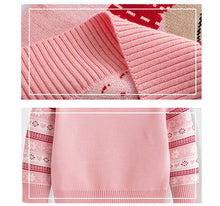 Load image into Gallery viewer, Winter Cartoon Knit Kids Pullover Sweater
