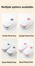 Load image into Gallery viewer, Pet Automatic Feeder Timed Quantification Separate Bowls for Dry Wet Feeding Easy to Clean Short-distance Travel Home Use
