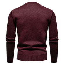 Load image into Gallery viewer, New Sweater Men Casual Knitted Pullover Solid Color Warm Regular Fit Round Neck Sweater Pullovers Mens Sweatwear
