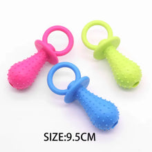 Load image into Gallery viewer, Dog Teething Toy Chew Stick Bite Resistant Fun Leak Proof Food Toy Pet Teether Cleaner Stick
