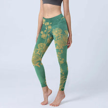 Load image into Gallery viewer, High Waist Yoga Leggings Japanese Style Cherry Blossom Botanical Print Soft Tights Women Fitness Gym Yoga Running Sports Wear
