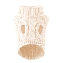 Load image into Gallery viewer, Twist Knit Warm Dog Sweater
