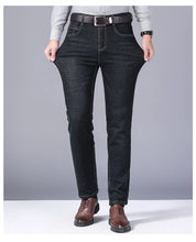 Load image into Gallery viewer, Classic Straight Stretch Denim Jeans
