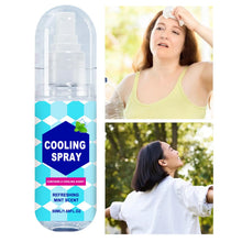 Load image into Gallery viewer, Cooling Spray for Body 50ml Summer Face Refreshing Mist Mint Scent Instant Cooling Spray for Adults Outdoor Activities Workout
