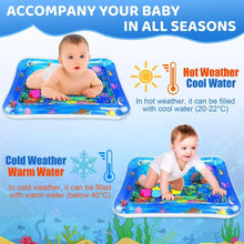 Load image into Gallery viewer, Water Sensory Play Mat Thickened Inflatable Water Mat For Cat And Dog Pet Playmat With Fish Sea Ocean Theme Sensory Toy Water
