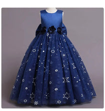 Load image into Gallery viewer, Elegant Mesh Bow Party Dress
