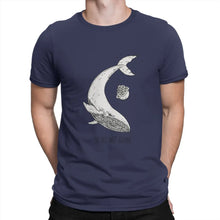 Load image into Gallery viewer, Men T-Shirt Not Again Vintage 100% Cotton Tee Shirt Short Sleeve The Hitchhikers Guide To The Galaxy Film T Shirts Round Collar
