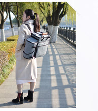 Load image into Gallery viewer, Pet Travel Bag Organizer Backpack Airline Approved Weekend Tote Shoulder Pockets Outdoor Travel Traveling Storage Bag Mat
