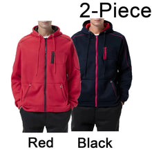 Load image into Gallery viewer, Men's Hoodie Black White Army Green Red Hooded Color Block Fleece Cool Casual Winter Clothing Apparel Hoodies Sweatshirts
