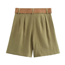 Load image into Gallery viewer, Women's Shorts High Waist Y2k Belt Short Woman Streetwear Harajuku Baggy Jeans Skort Beach Bermuda Pants Y 2k Summer New
