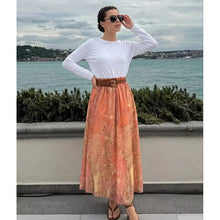 Load image into Gallery viewer, Summer Skirts Women's 2026 New Fashion Print Unique Women's High Waist Skirts Chic Youth Summer Travel Holiday Street Skirts
