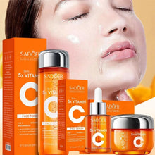 Load image into Gallery viewer, Vitamin C Firming&amp;lifting Skincare Set Moisturizing Brightening Essence Revitalizing Skin Repair Serum Cream Korean Skincare
