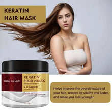 Load image into Gallery viewer, Collagen Keratin Hair Mask Dual Oil Control Moisturizer Conditioner Soft Smooth Frizz Damaged Repair Revitalize Hair Care

